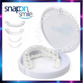 Dentadura de Plástico Carillas Estéticas Snap On Smile