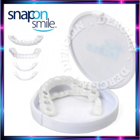 Dentadura de Plástico Carillas Estéticas Snap On Smile