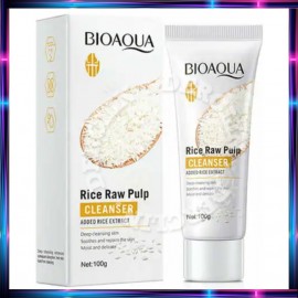 Jabón Limpiador Facial de Arroz Bioaqua en Gel